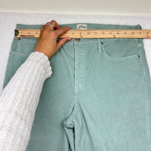 J Crew | High Rise Vintage Slim Straight Corduroy Dusty Shale Size 32 - Picture 5 of 16